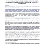 The EU SHD Coalition calls on EU member states to pave the way for an EU Cardiovascular Health Plan and access to early detection of heart diseases!